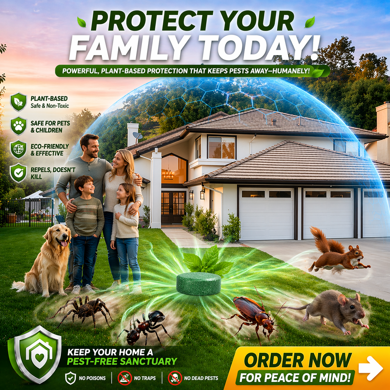 Natural Rodent Repellent Balls