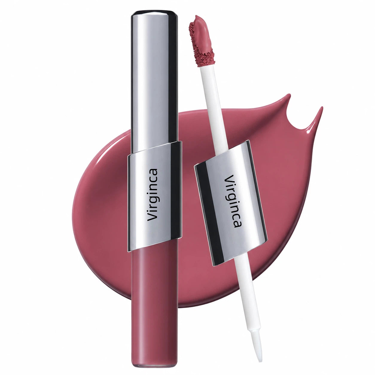 Perfect Twin Lip — Dual-Ended Liquid Lipstick with Velvet Matte Color and Glossy Shine