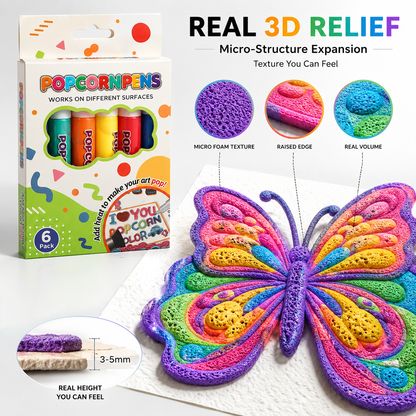 🔥Save 20% by ordering today丨🌿VIRGINCA 3D Relief Art Pen – Turn Flat Drawings Into Touchable 3D Art
