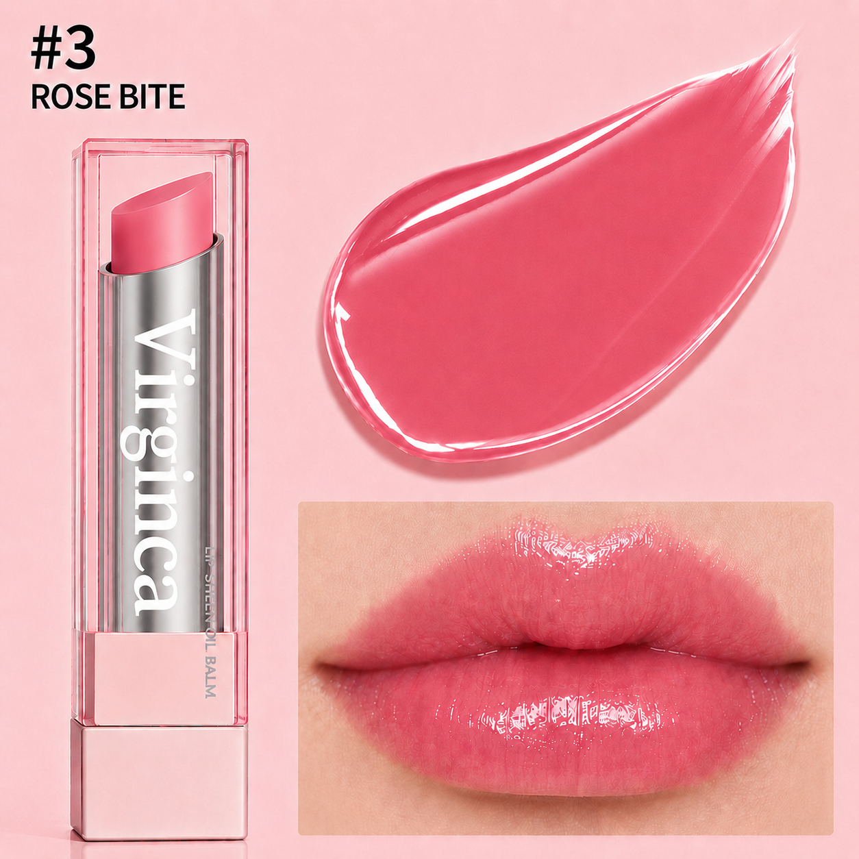 🔥Last Day Buy 1 Get 1 Free|Virginca GLOW VEIL LIP SHEEN OIL BALM