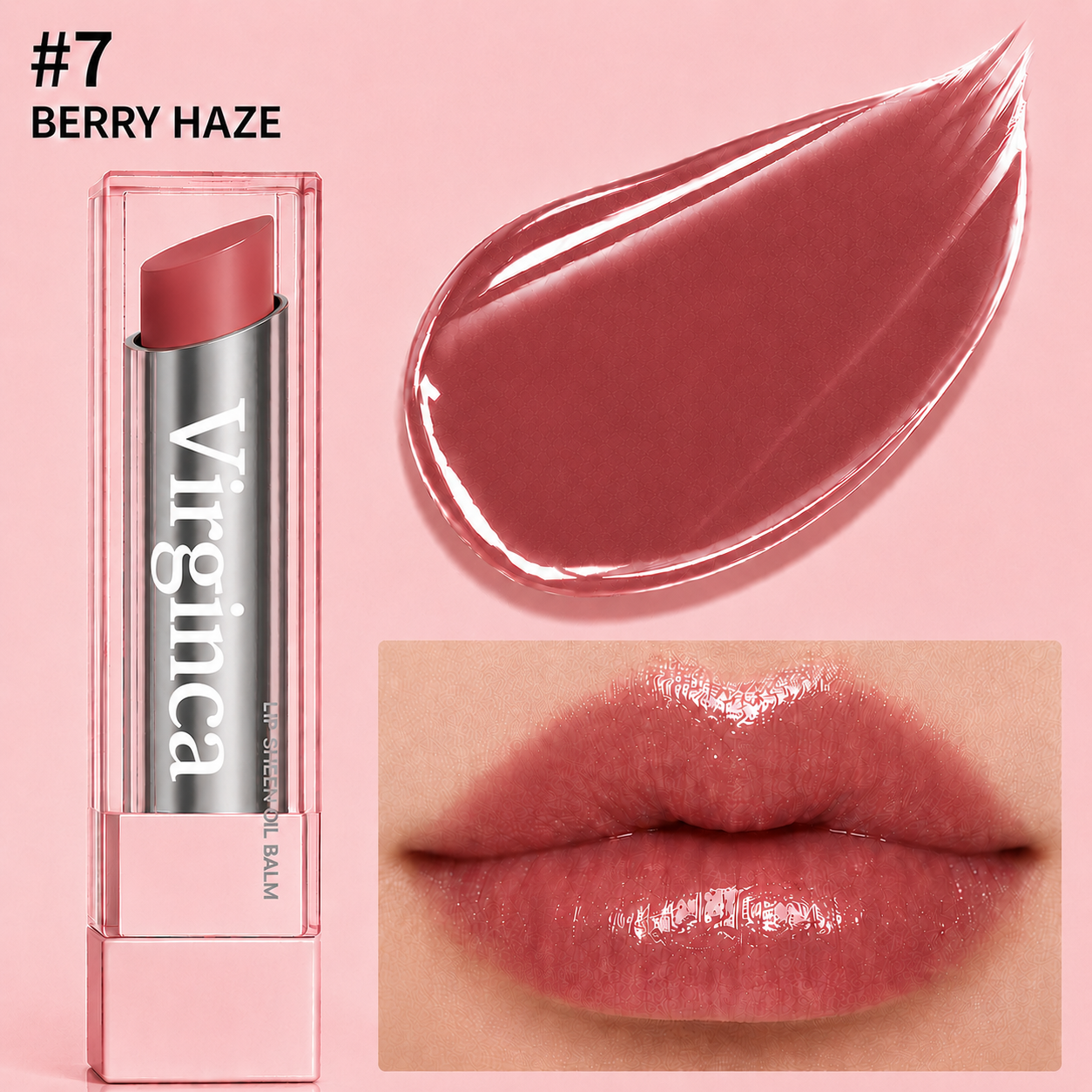 🔥Last Day Buy 1 Get 1 Free|Virginca GLOW VEIL LIP SHEEN OIL BALM