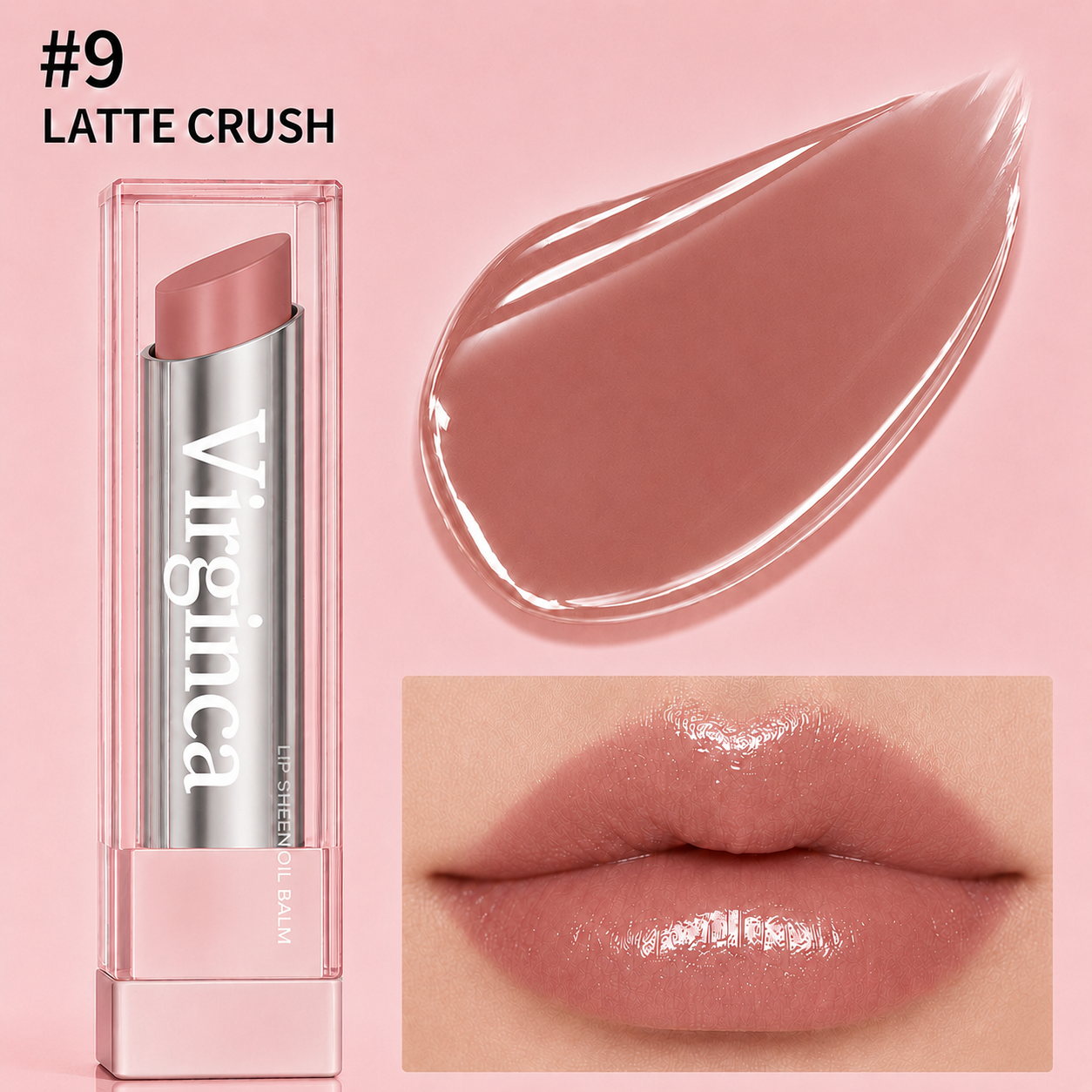 🔥Last Day Buy 1 Get 1 Free|Virginca GLOW VEIL LIP SHEEN OIL BALM