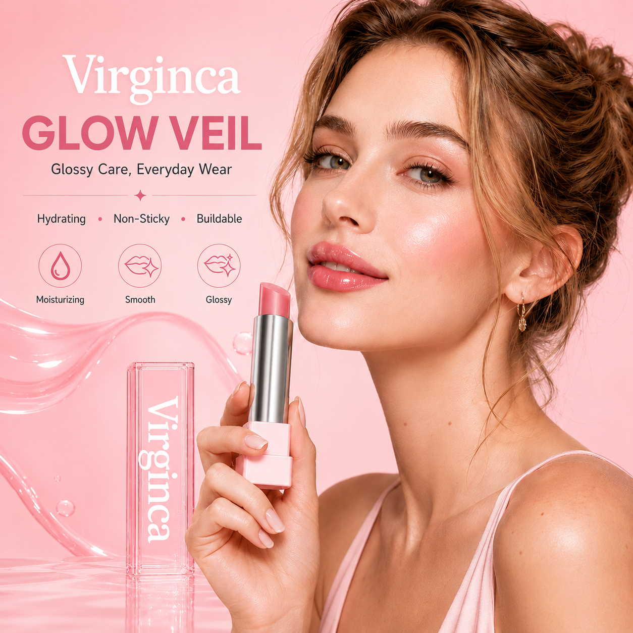 🔥Last Day Buy 1 Get 1 Free|Virginca GLOW VEIL LIP SHEEN OIL BALM
