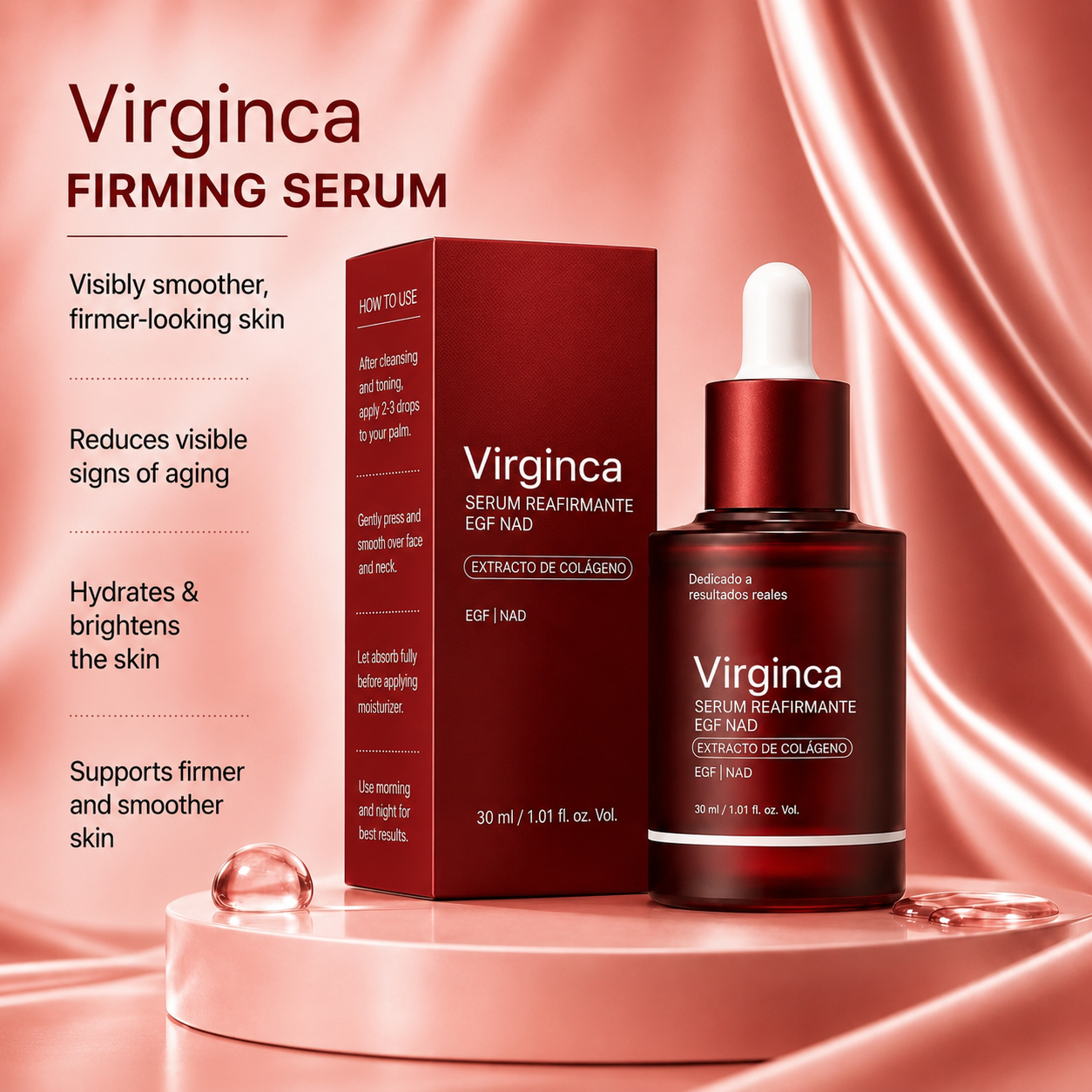 🔥Today Only: Buy 1 Get 1 Virginca NAD+ Firming Serum Helps skin look firmer, smoother, and visibly refreshed — without injections.
