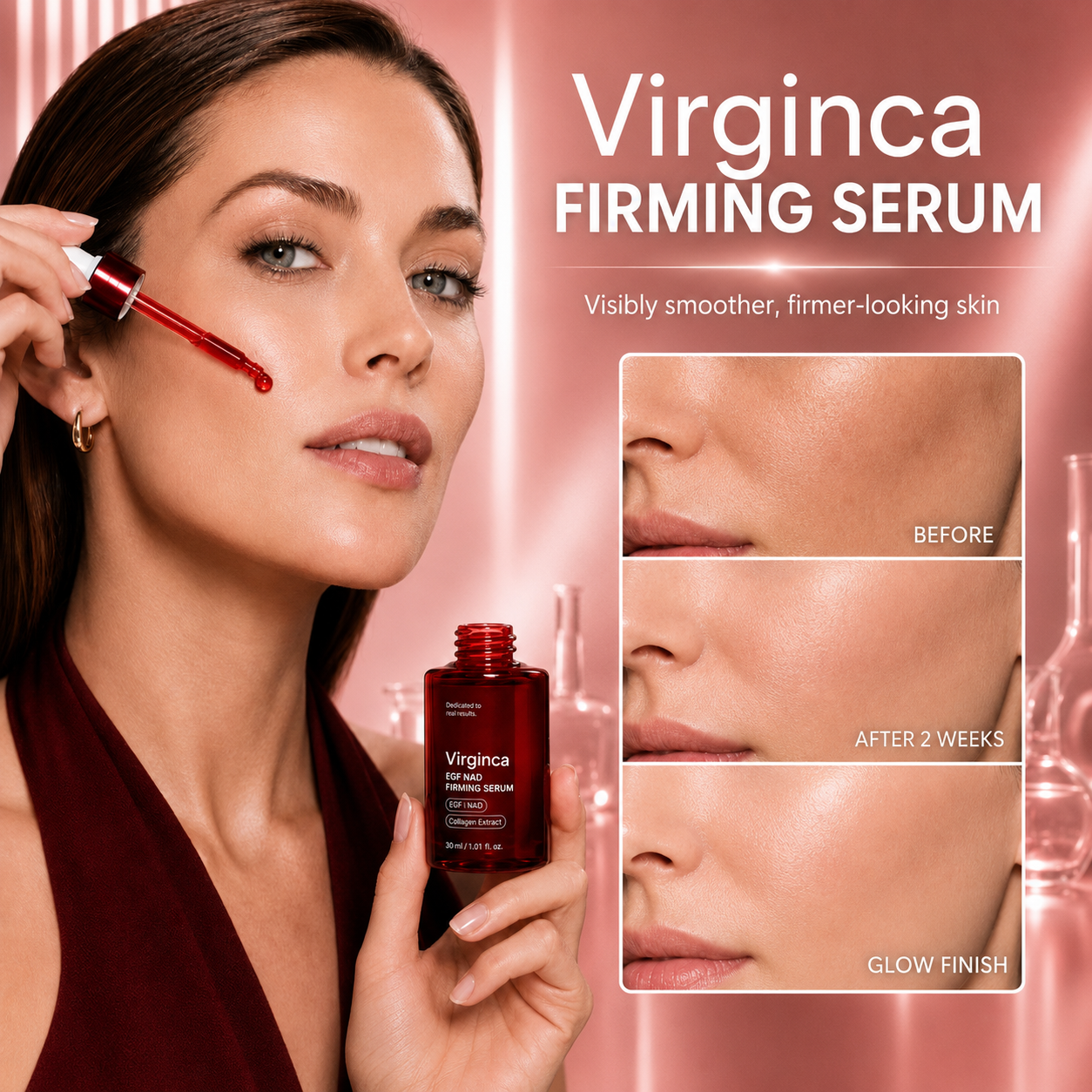 🔥Today Only: Buy 1 Get 1 Virginca NAD+ Firming Serum Helps skin look firmer, smoother, and visibly refreshed — without injections.