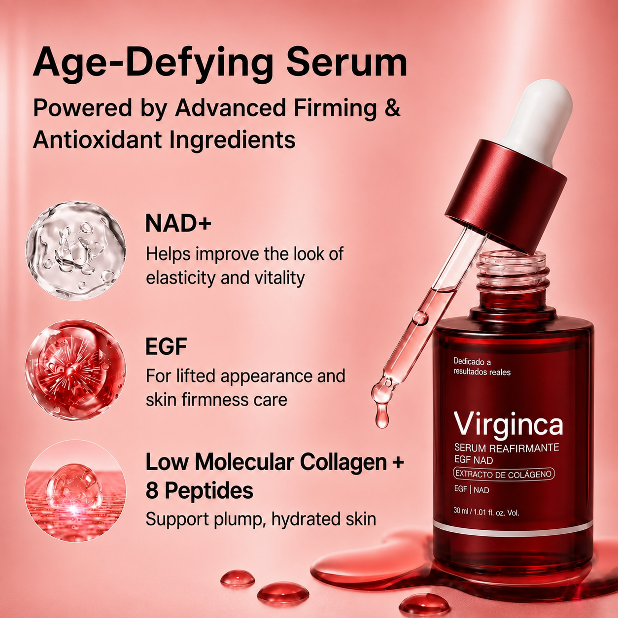 🔥Today Only: Buy 1 Get 1 Virginca NAD+ Firming Serum Helps skin look firmer, smoother, and visibly refreshed — without injections.