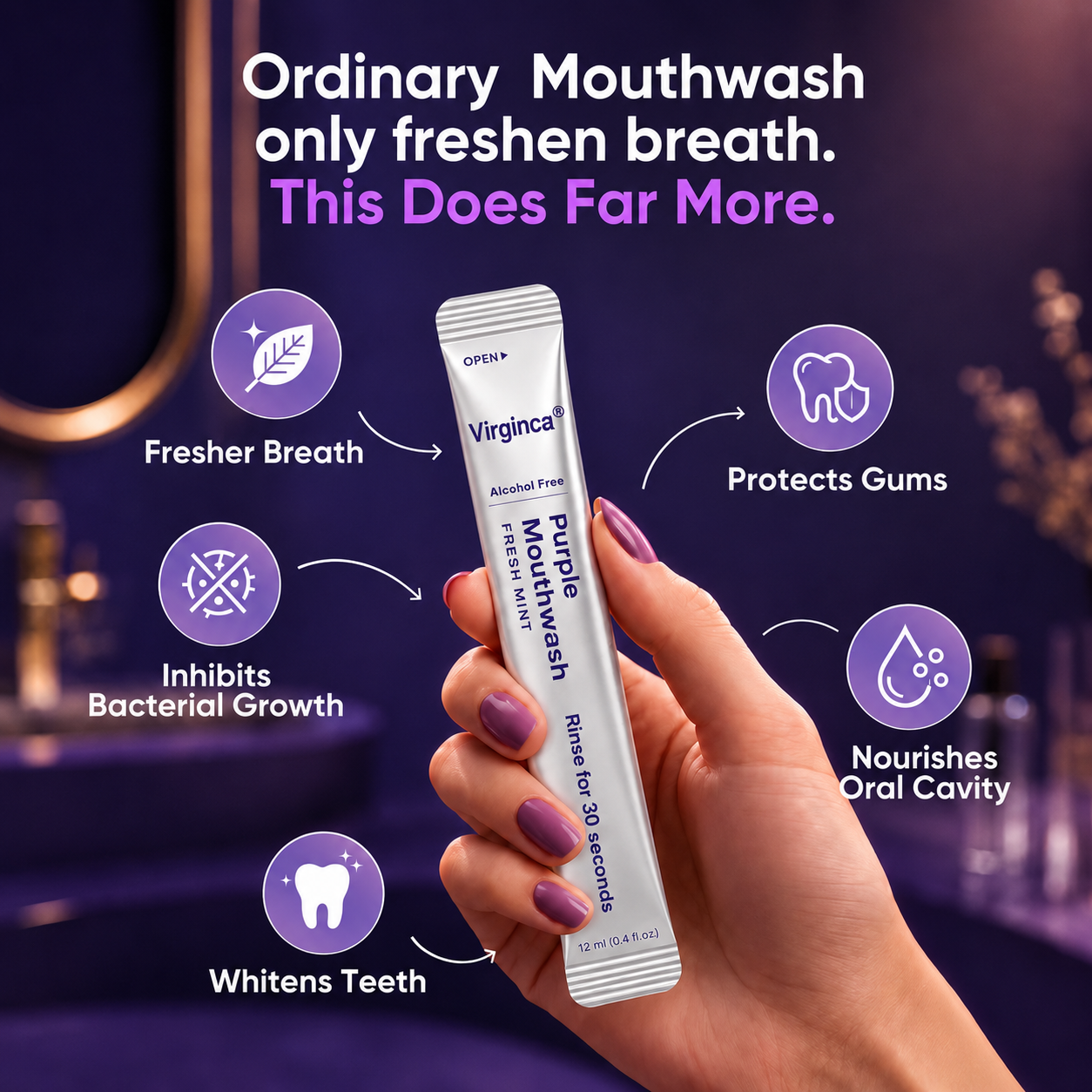 Virginca® Purple Mouthwash