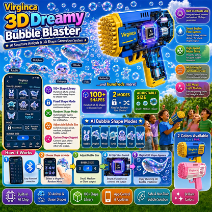 Virginca® Super 3D Dreamy Bubble Concentrate —— Animal & Ocean Fantasy Theme