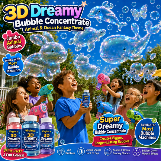 Virginca® Super 3D Dreamy Bubble Concentrate —— Animal & Ocean Fantasy Theme
