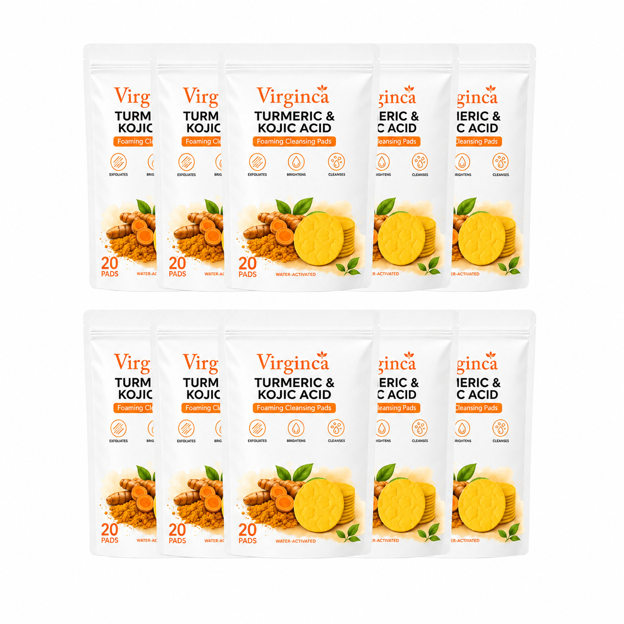🔥Last Day 68% OFF-Virginca Turmeric Kojic Glow Pads