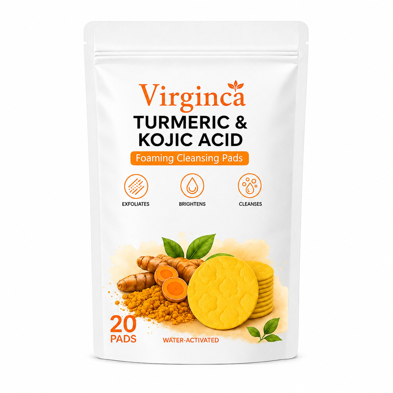 🔥Last Day 68% OFF-Virginca Turmeric Kojic Glow Pads