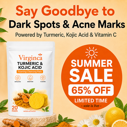 🔥Last Day 68% OFF-Virginca Turmeric Kojic Glow Pads