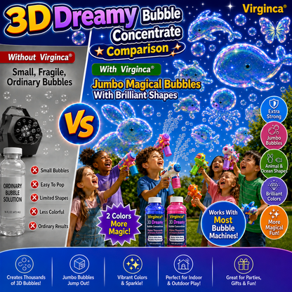 Virginca® Super 3D Dreamy Bubble Concentrate —— Animal & Ocean Fantasy Theme